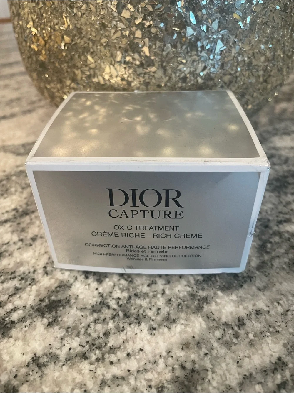 Dior Capture Ox-C Treatment Rich Cream – White & Silver